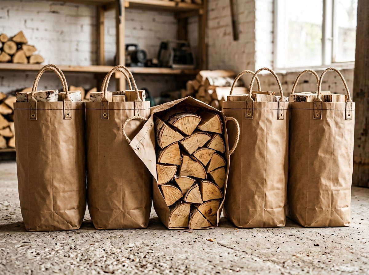 Дрова в мешках 30 л — Монино